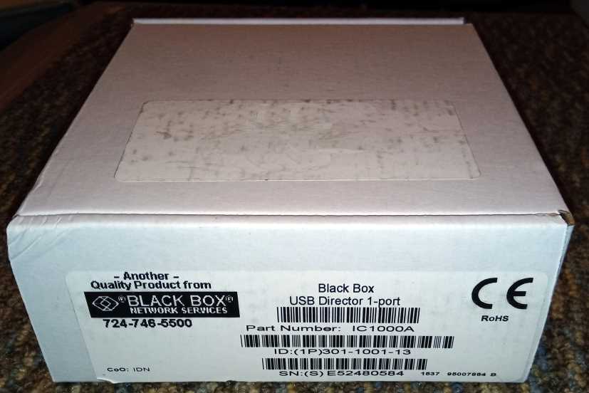 Black Box 24-746-5500 IC1000A USB Director 1 port